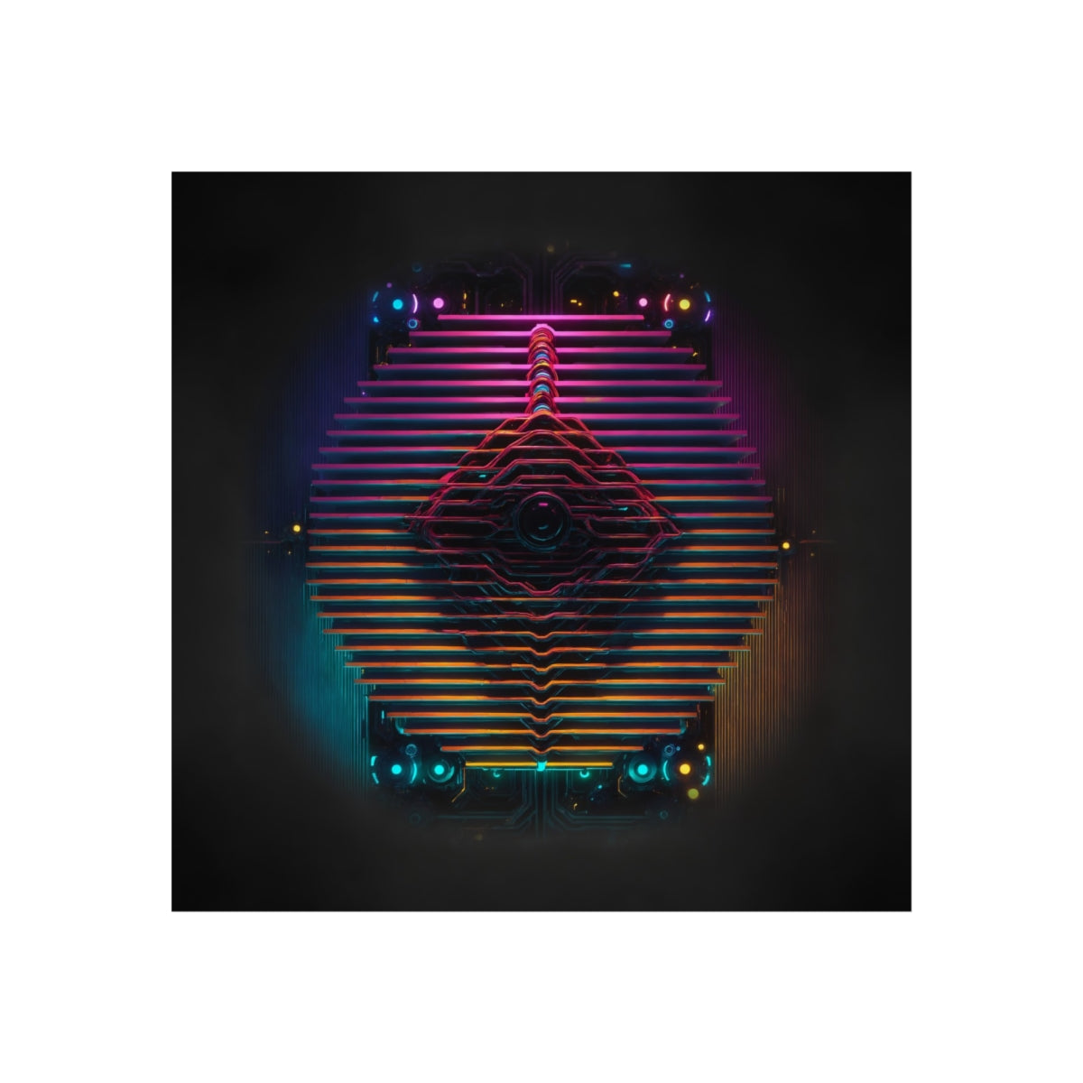 Courage Attractor — Threshold Eye