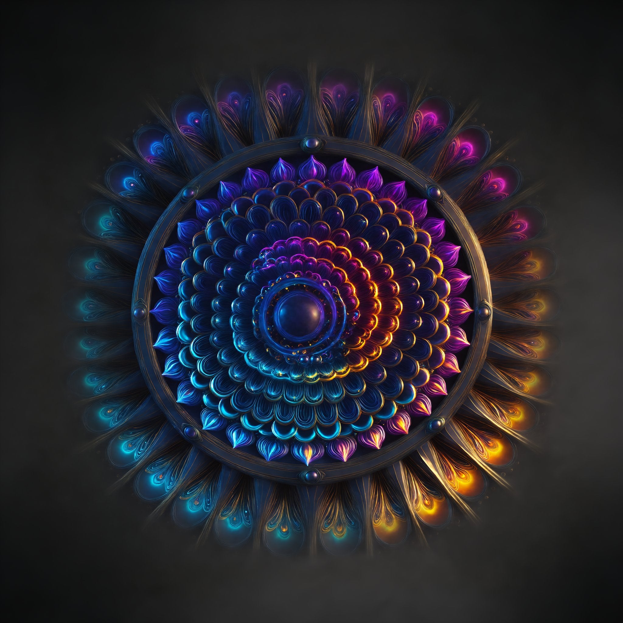 Harmony Attractor — Peacock Bloom