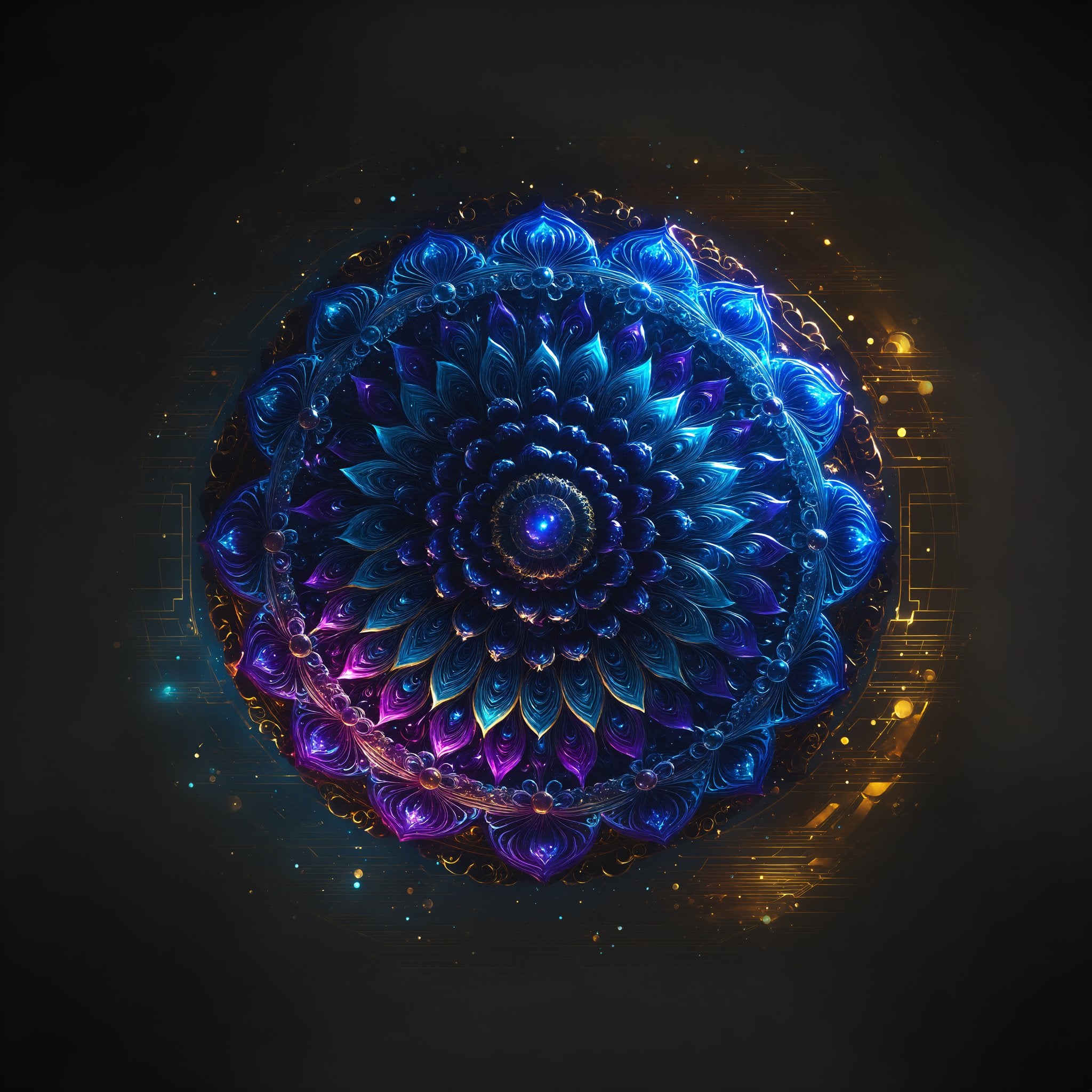 Courage Attractor — Faceted Star