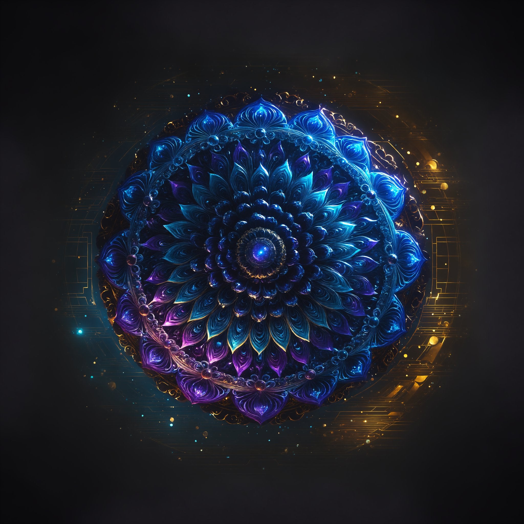 Courage Attractor — Faceted Star
